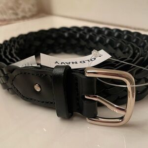Old Navy Women's Plus Suze Black Braided Belt